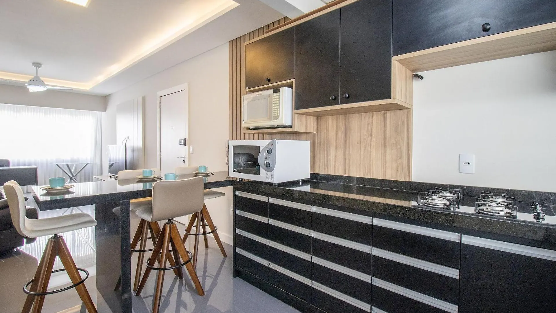 公寓 Balneário CamboriúGnv103 - Aconchegante, Climatizado, Garagem, Wi-Fi公寓 巴西